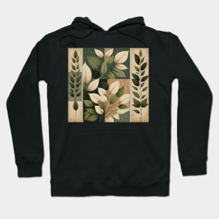 Verdant Mosaic: A Tapestry of Foliage Hoodie